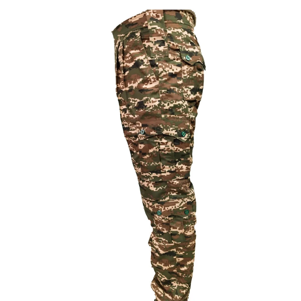 CRPF Army Combat Shirt & Pant Set – 80% Cotton, 20% Polyester with 10 Utility Pockets