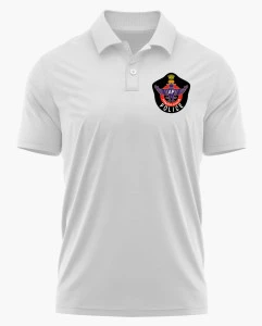 Andhra Pradesh Police Logo Printed White Customized T-shirt