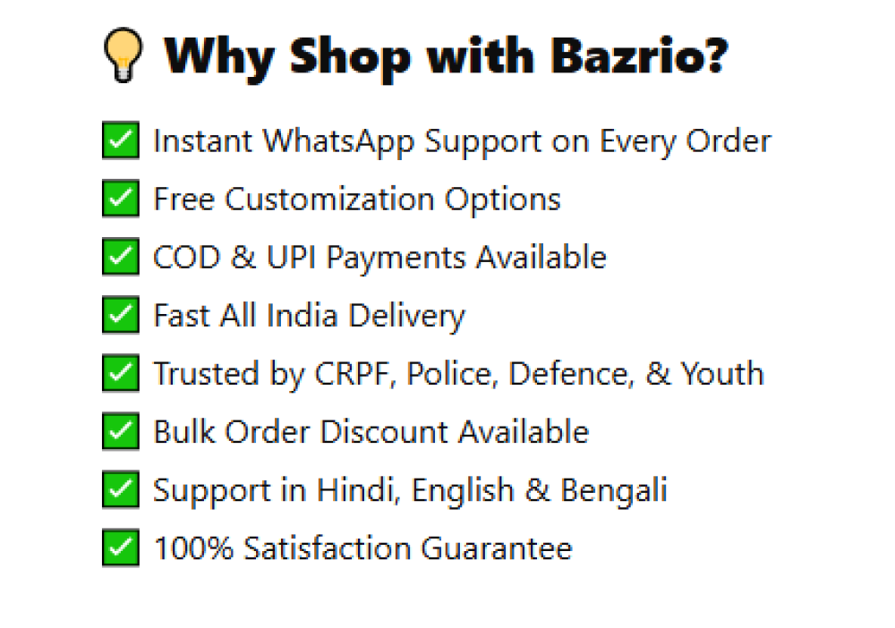 Mizoram Police Official Dry-Fit Collar White T-Shirt with Indian Flag
