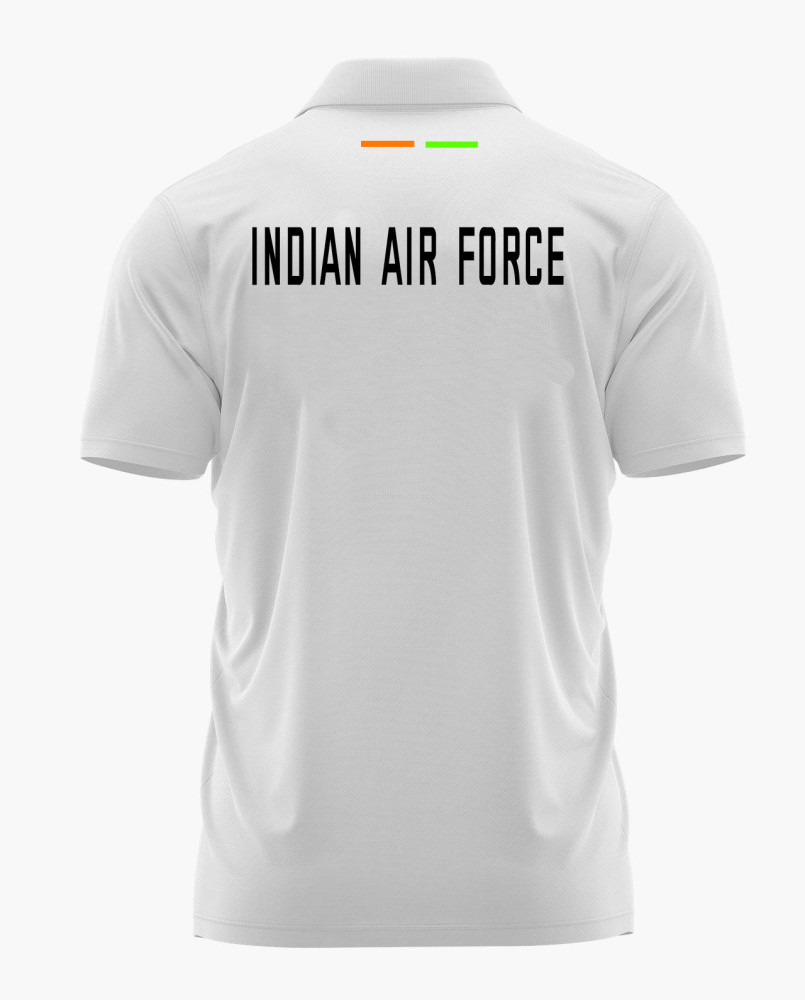 Indian Air Force (IAF) Logo Printed White Customized T-shirt