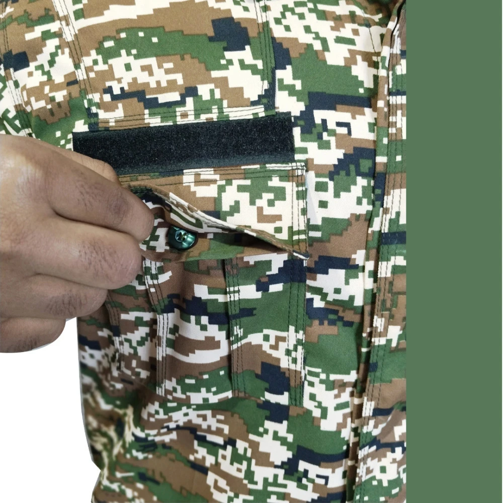 CRPF Hidden Button US Style 100% color Proof Dress