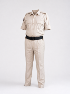 CAPF / State Police Khaki Dress – Premium SYRAM Fabric Uniform