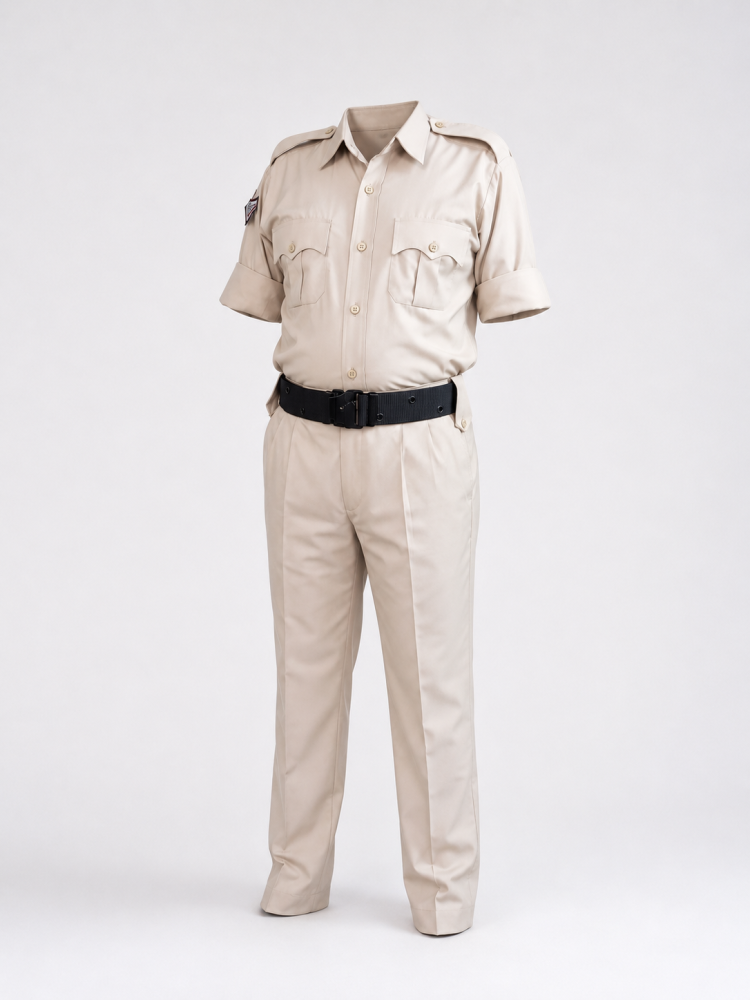 CAPF / State Police Khaki Dress – Premium SYRAM Fabric Uniform
