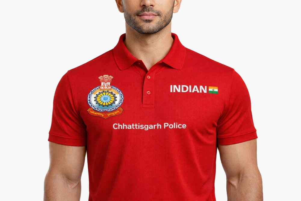 Chhattisgarh Police POLO T-Shirt 419 (Free Delivery)