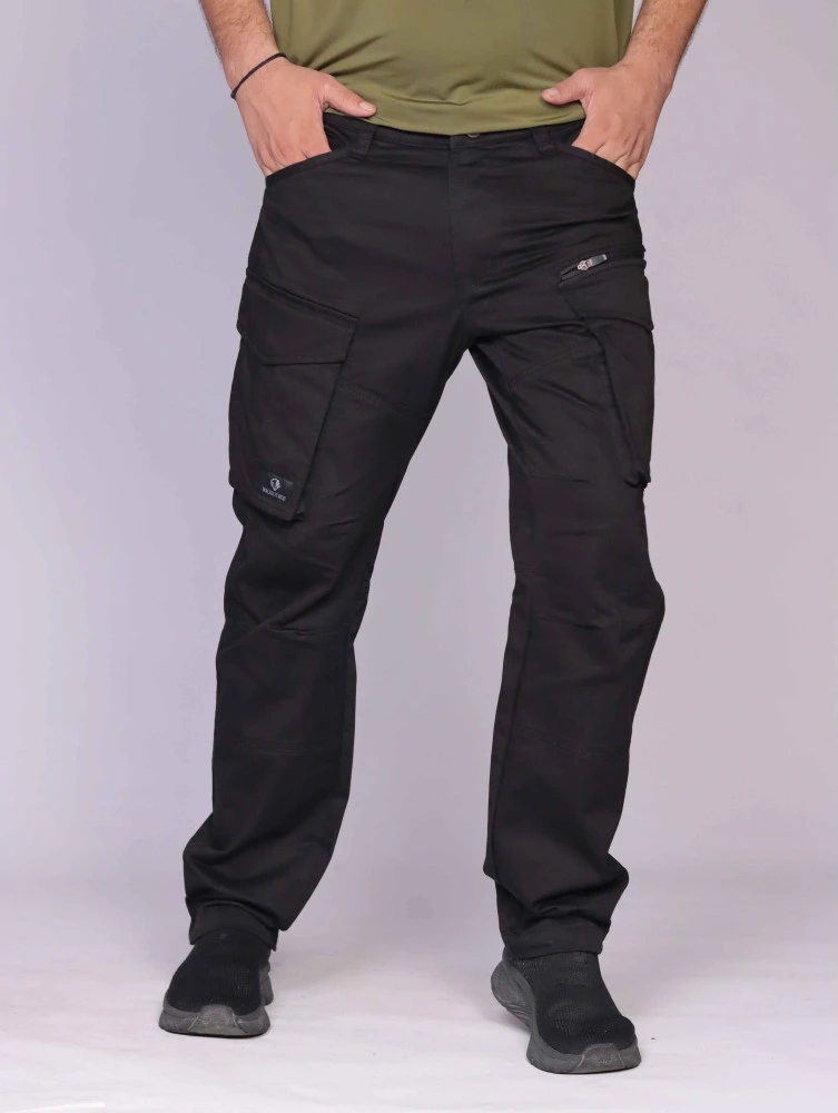 Celebrity Cargo – Durable Cotton, Comfortable and Perfect Fit (BLACK) – Style 17