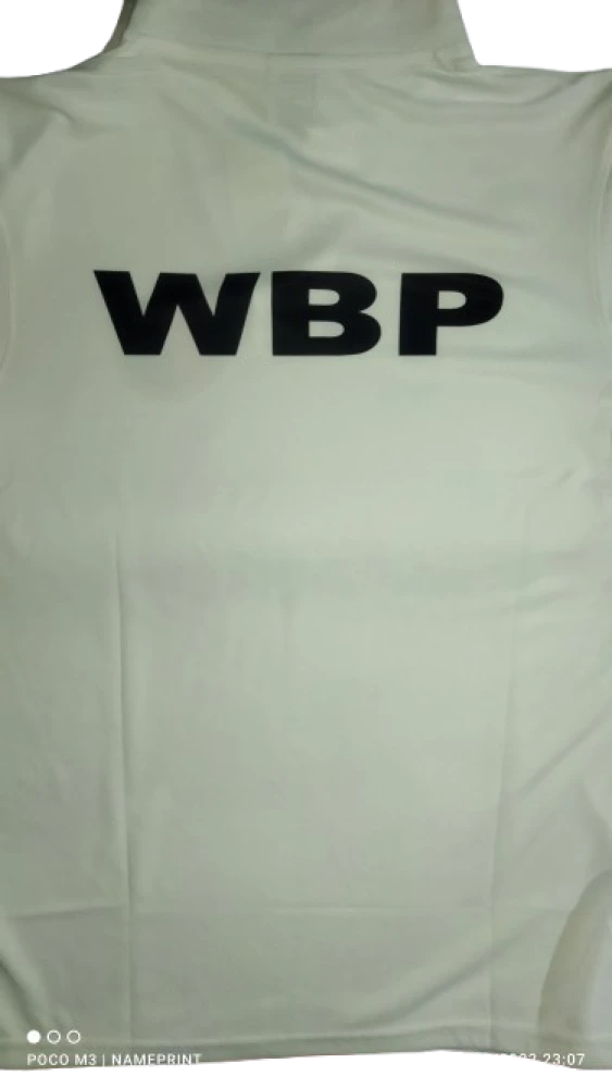 WBP White Printed Customized T-Shirt