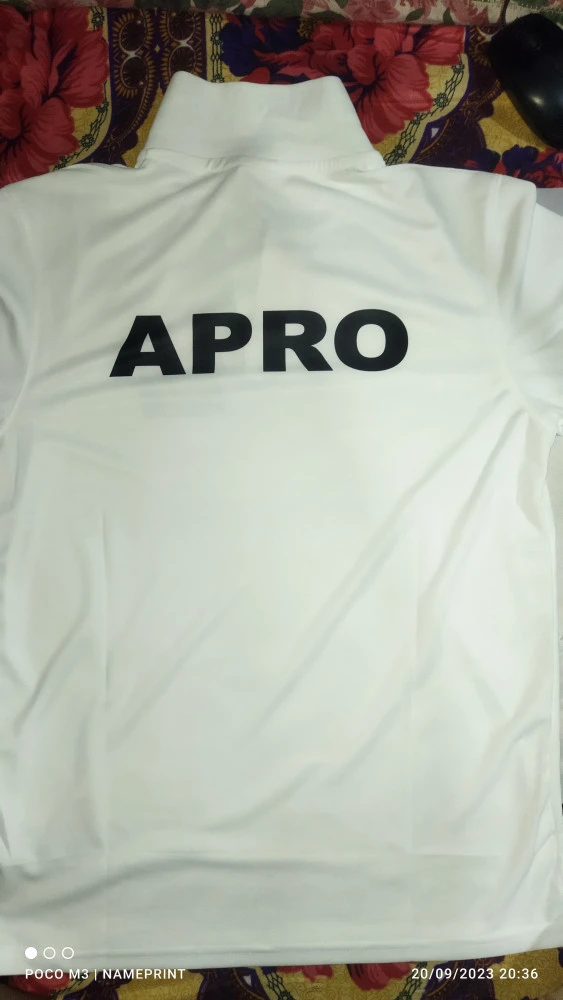 Puducherry Police Gray Dry-Fit Collar Half Sleeve T-Shirt