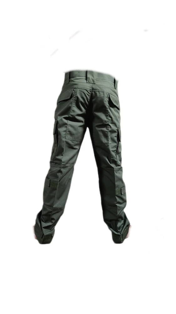 Premium Olive Green Army Style 6-Pocket Cotton Cargo Pants