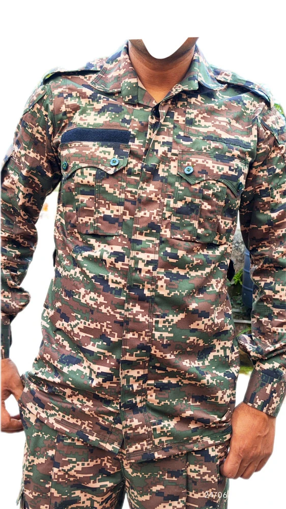 CRPF Combat Dress (Shirt & Pant Set) – 80/20 Cotton Polyester with Free Cap
