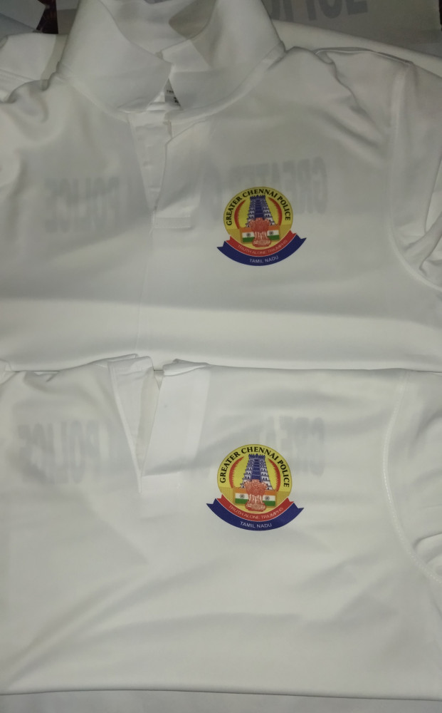 Chennai Police Printed Custom T-shirt – Personalized Design