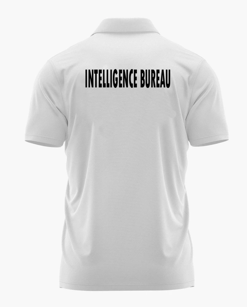 Intelligence Bureau (IB) Logo Printed White Customized T-shirt